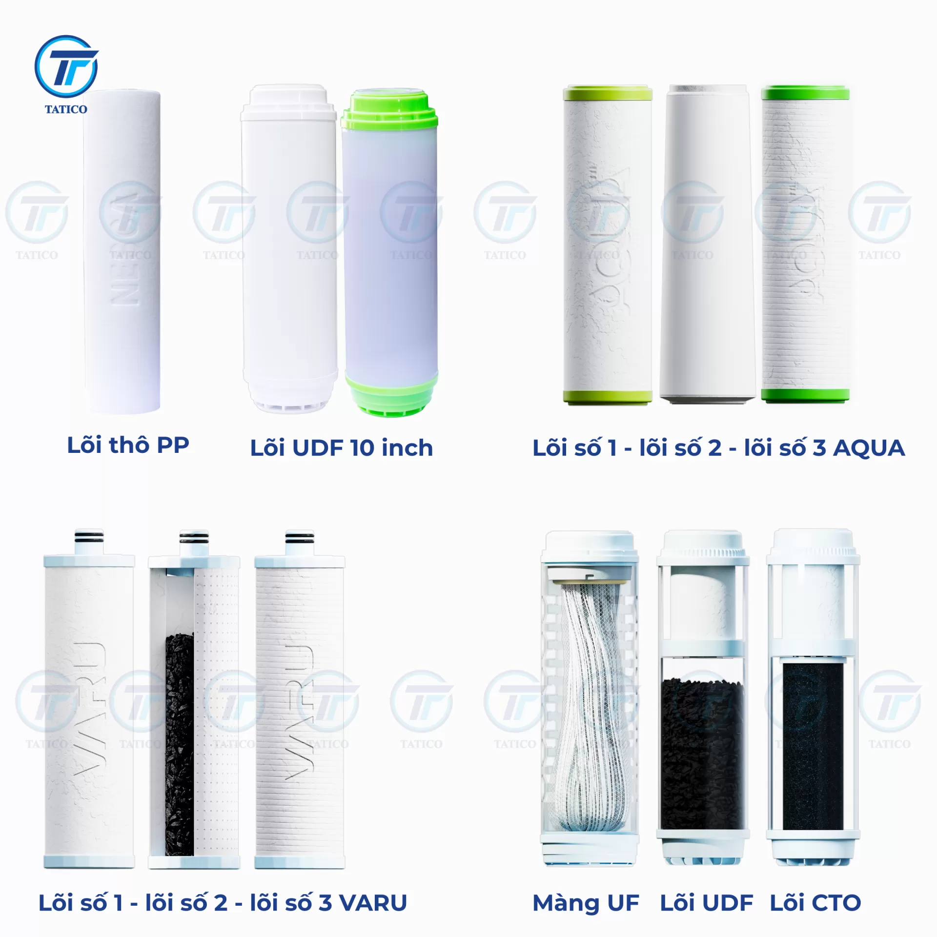 10 inch water filter element for water purifier | Classification diversity | Tatico Vietnam